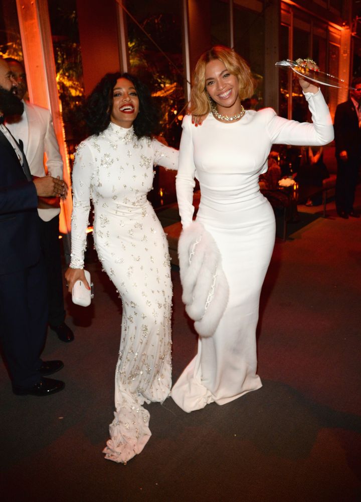 Solange and Beyonce