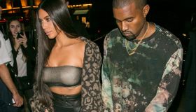 Kim Kardashian & Kany West Sighting : Day Three Paris Fashion Week Spring/Summer 2017