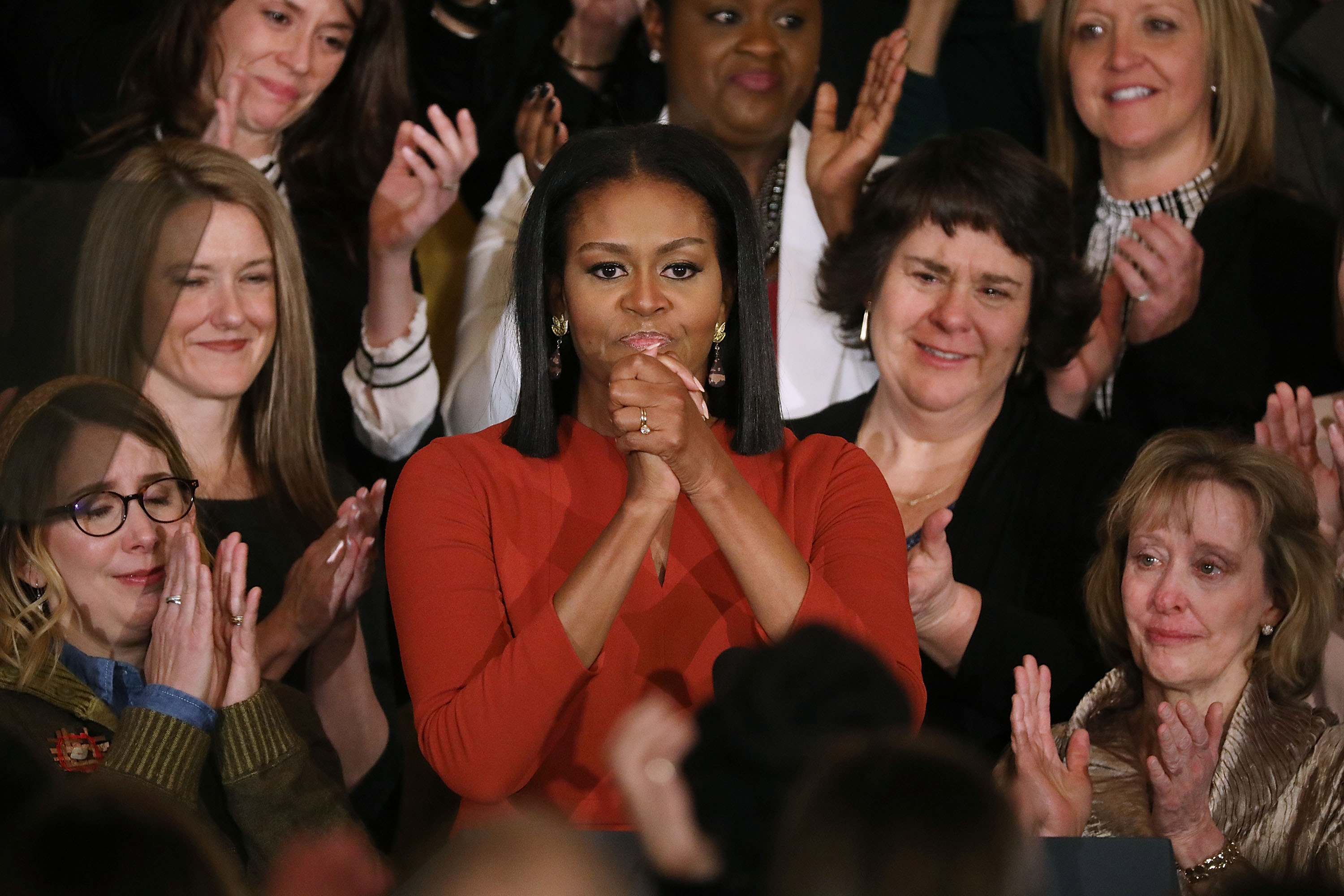 Michelle Obama Delivers Final Speech At The White House