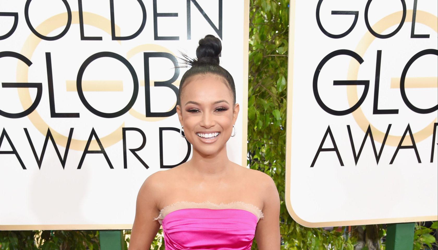 Moet & Chandon At The 74th Annual Golden Globe Awards - Red Carpet
