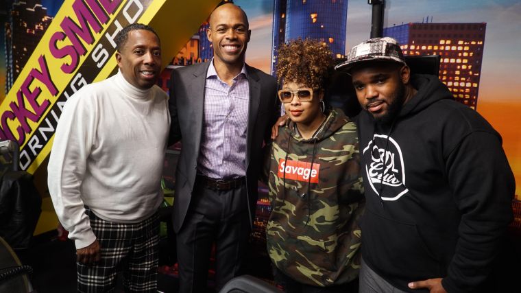 Da Brat & Crew From The Rickey Smiley Morning Show