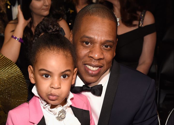 Blue Ivy & Jay Z At The Grammys