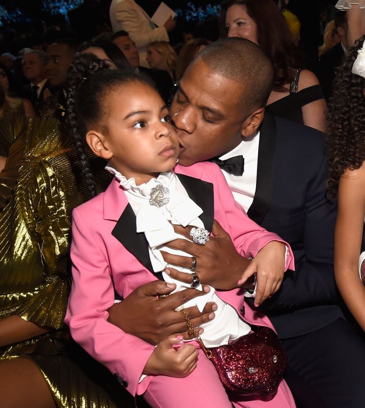 Blue Ivy With Jay Z At The Grammys