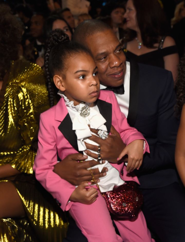 Blue Ivy And Jay Z At The Grammys