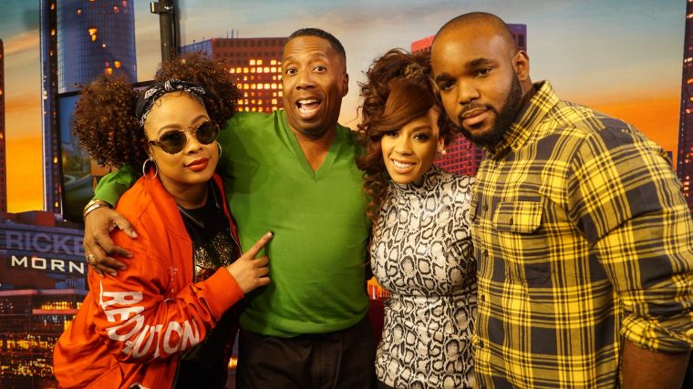 Keyshia Cole, Da Brat & Crew From The Rickey Smiley Morning Show
