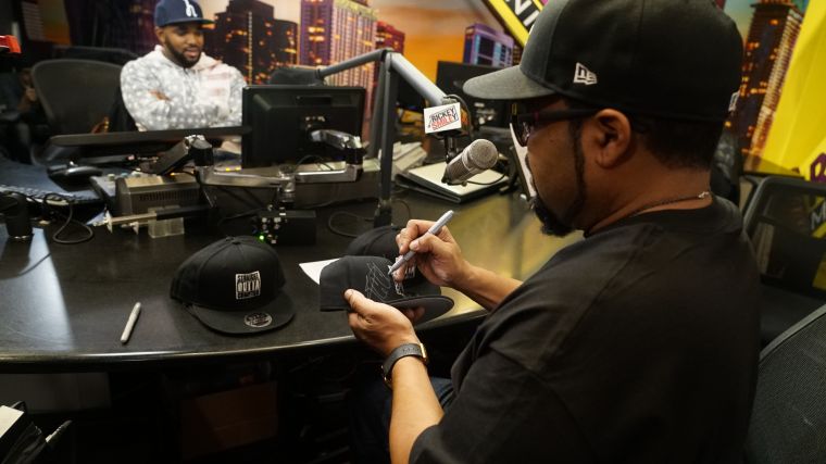 Ice Cube Signs Some Straight Outta Compton Memorabilia