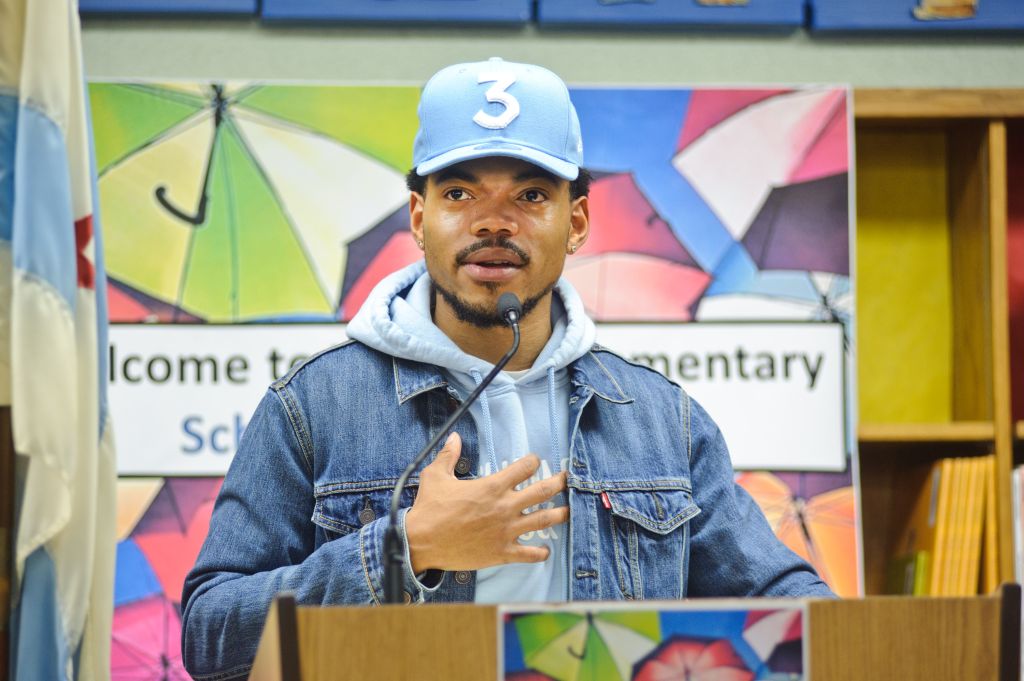 Chance The Rapper Holds A Press Conference In Support Of Chicago Schools