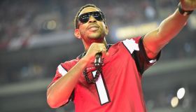 Celebrities Attend The Seattle Seahawks Vs Atlanta Falcons Divisional Playoff Game
