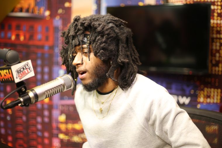 6LACK Visits The Rickey Smiley Morning Show