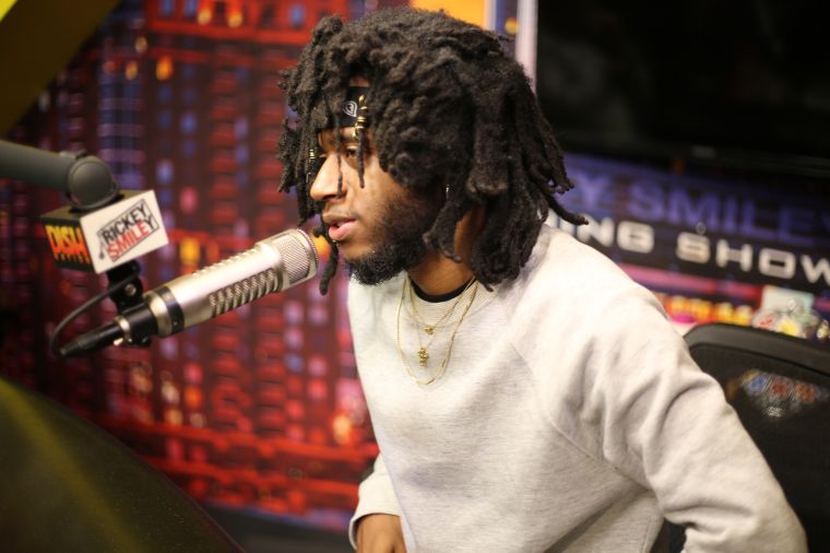 6LACK Visits The Rickey Smiley Morning Show