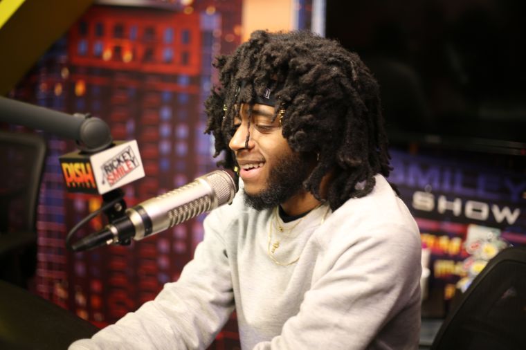 6LACK Visits The Rickey Smiley Morning Show