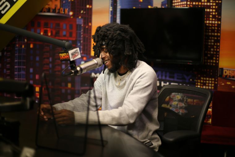 6LACK Visits The Rickey Smiley Morning Show