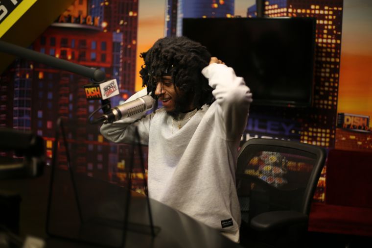 6LACK Visits The Rickey Smiley Morning Show