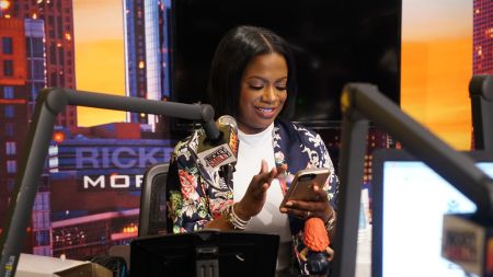 Kandi Burruss Special Guest Host On The Rickey Smiley Morning Show