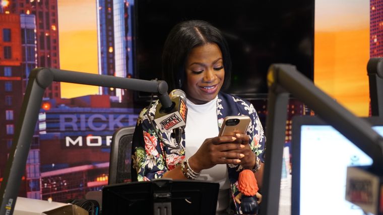 Kandi Burruss Special Guest Host On The Rickey Smiley Morning Show