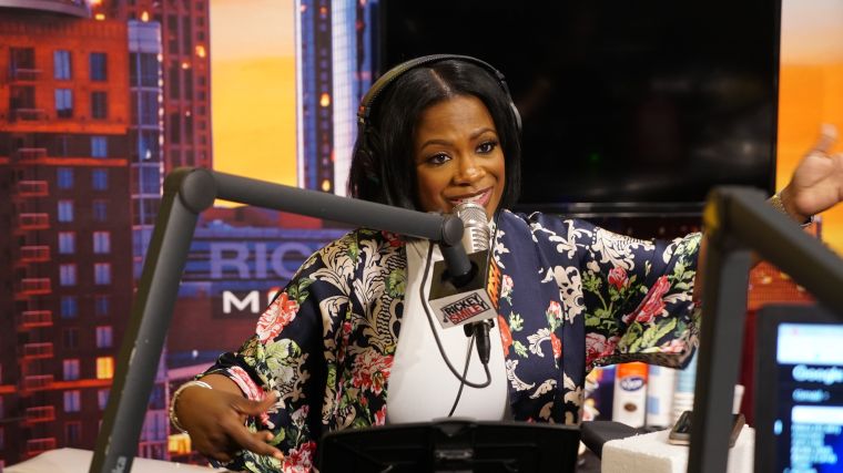 Kandi Burruss On "The Rickey Smiley Morning Show"