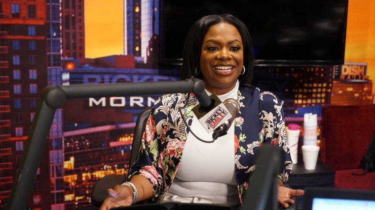 Kandi Burruss On "The Rickey Smiley Morning Show"