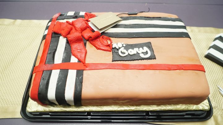 Gary's Burberry Birthday Cake