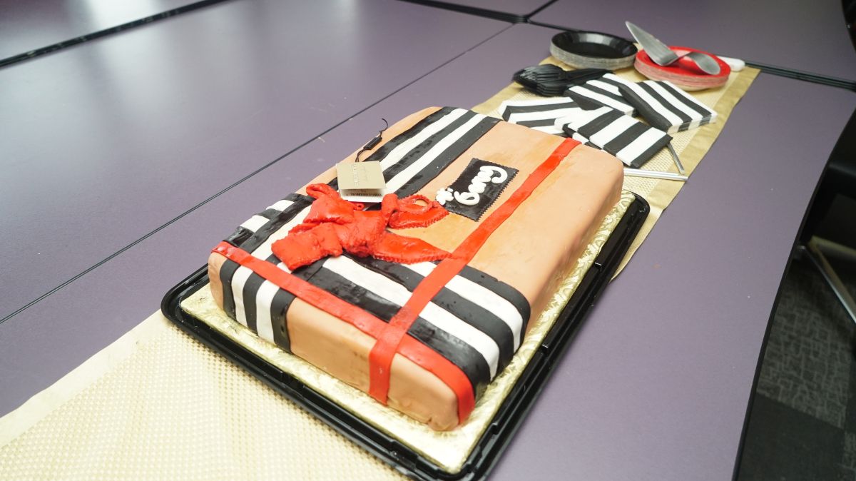 Gary's Burberry Birthday Cake
