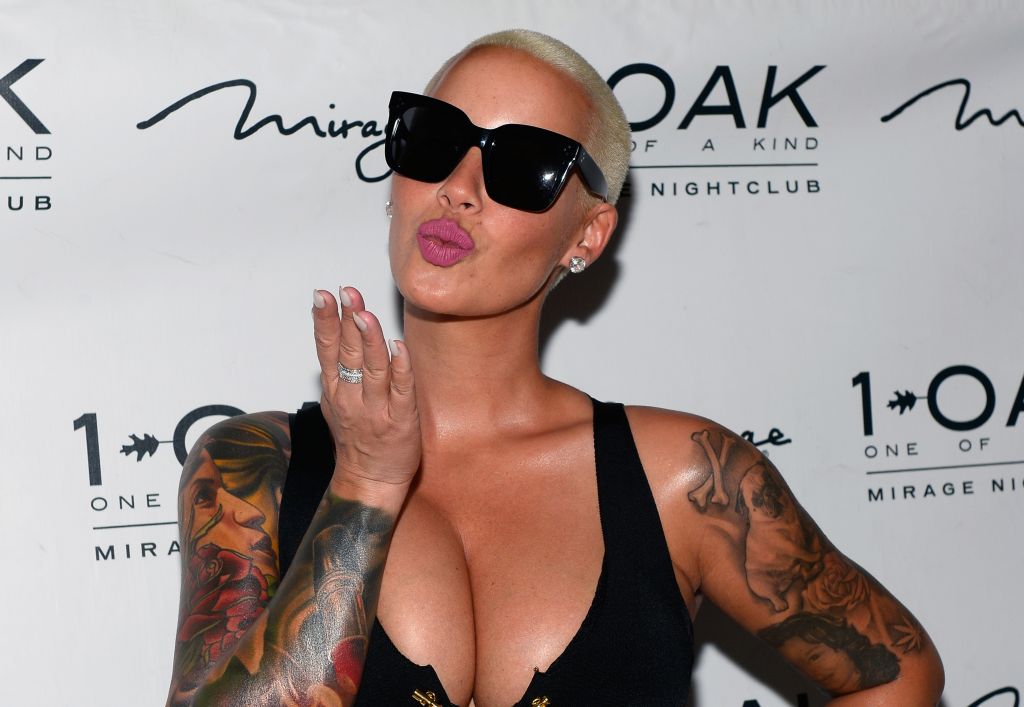 Amber Rose - I'm thinking about getting a breast reduction this year 😩 my  boobs are stupid heavy, my back hurts and I can't wear cute lil shirts  without a grandma bra.