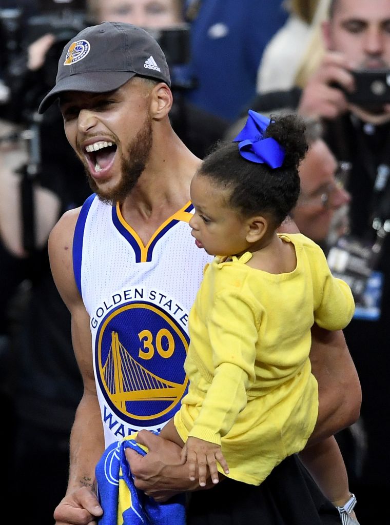 Stephen Curry & Riley Curry