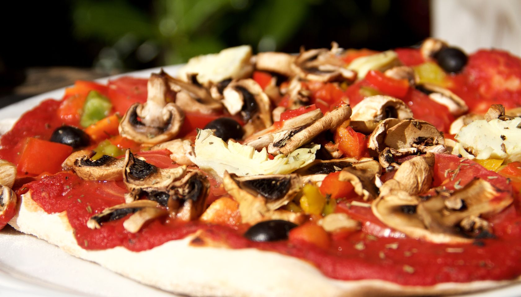 Vegan pizza