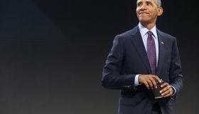 Former President Obama Speaks At The Gates Foundation Inaugural Goalkeepers Event