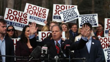 Democratic Senate Candidate Doug Jones Votes In Alabama Special Election