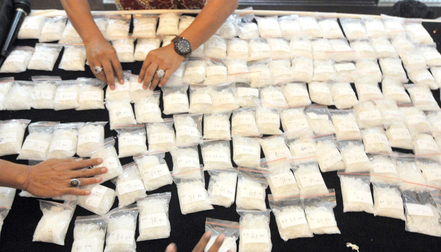 15.5 Kilos Of Methamphetamine Seized In Jakarta