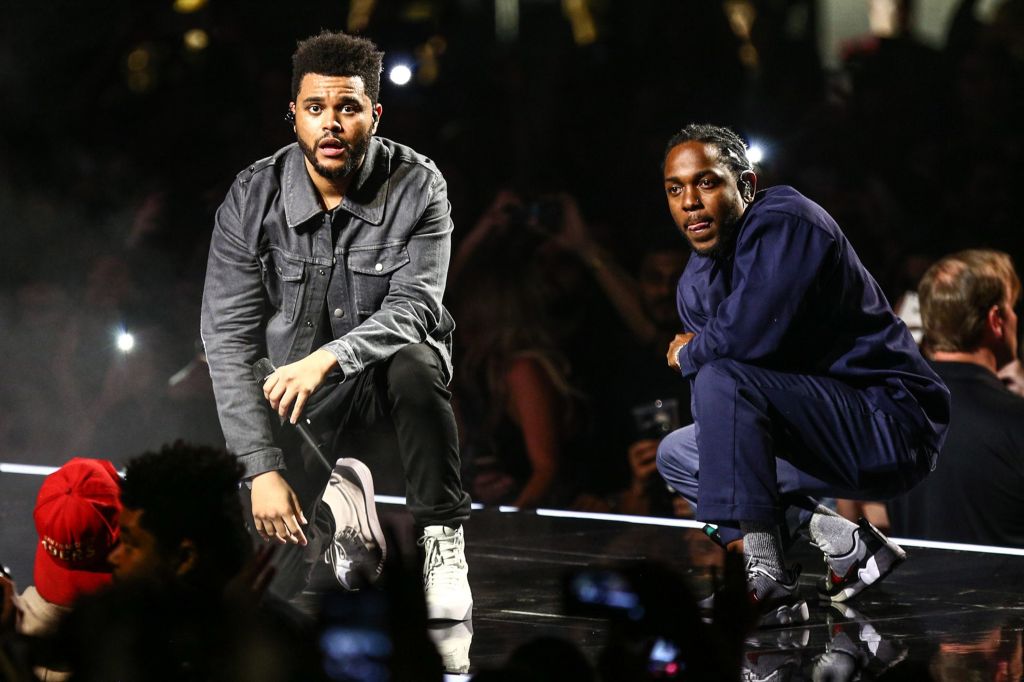 Kendrick Lamar Joins The Weeknd During The 'Legends of The Fall Tour' At The Forum