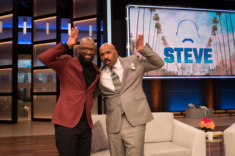 Rickey Smiley On Steve Harvey’s Show “Steve”