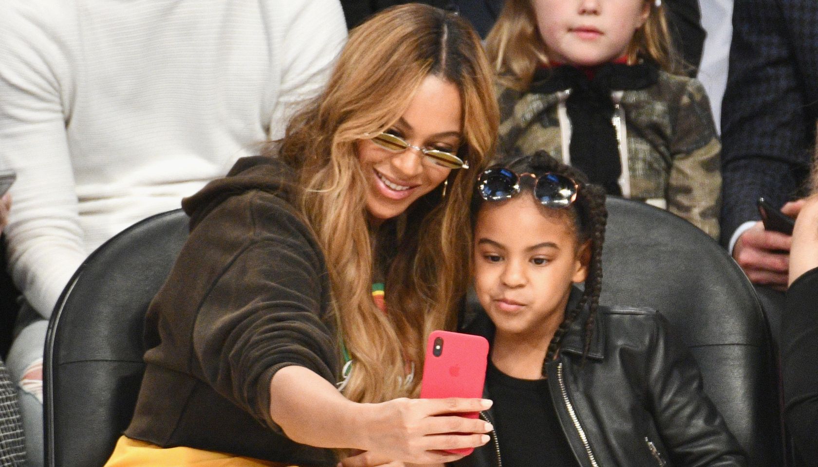 Celebrities At The 67th NBA All-Star Game: Team LeBron Vs. Team Stephen