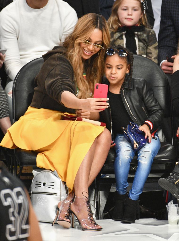 Celebrities At The 67th NBA All-Star Game: Team LeBron Vs. Team Stephen