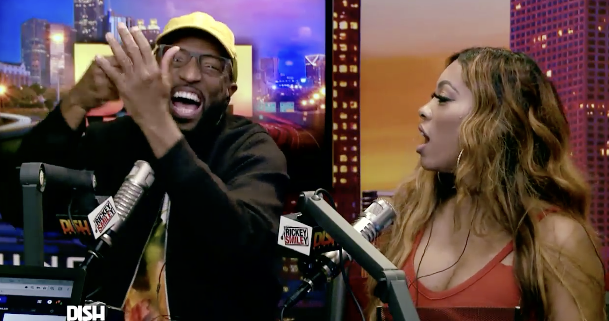 Rickey Smiley and Porsha Williams