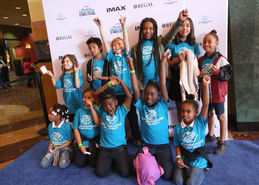 Boys & Girls Club, Together With IMAX, Regal Entertainment Group, Walt Disney Pictures And Marvel Studios Present Advance Screening Of 'Black Panther'