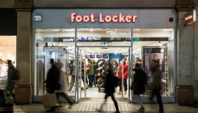 Foot Locker store seen in London famous Oxford street.