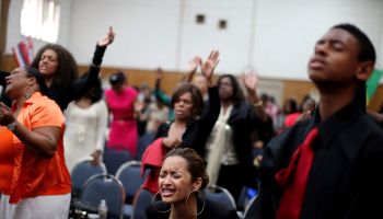 USA: Religion: Worshipers at Revival Church