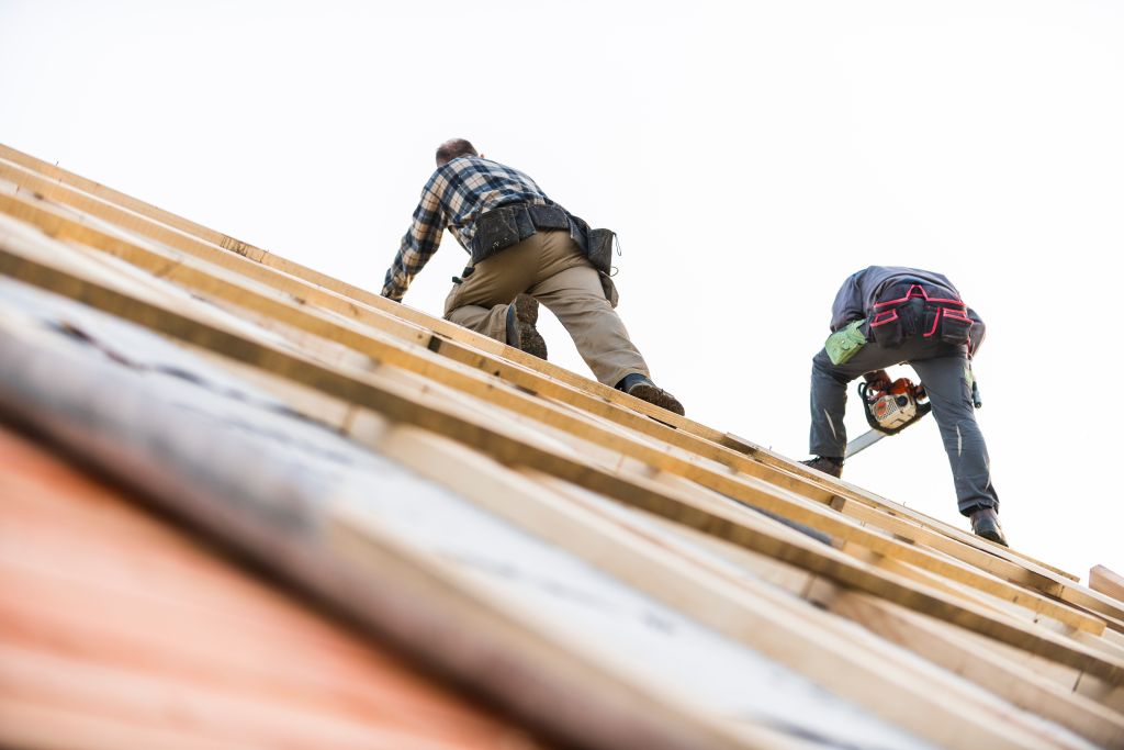 Construction roofer