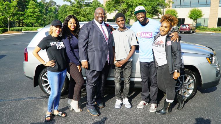 Rickey Smiley Gives Corey Patrick A Car