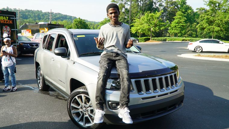 Rickey Smiley Gives Corey Patrick A Car