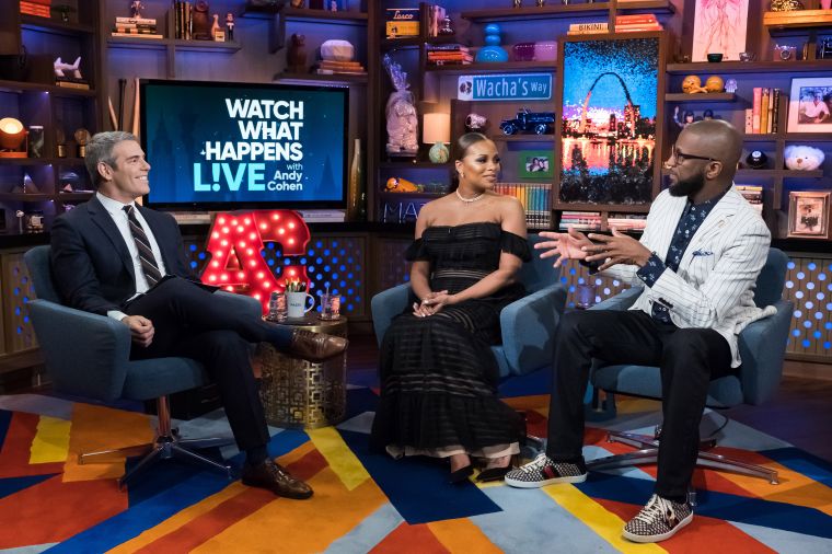Andy Cohen, Eva Marcille & Rickey Smiley