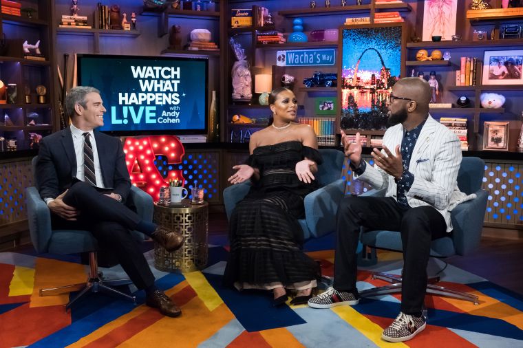 Andy Cohen, Eva Marcille & Rickey Smiley