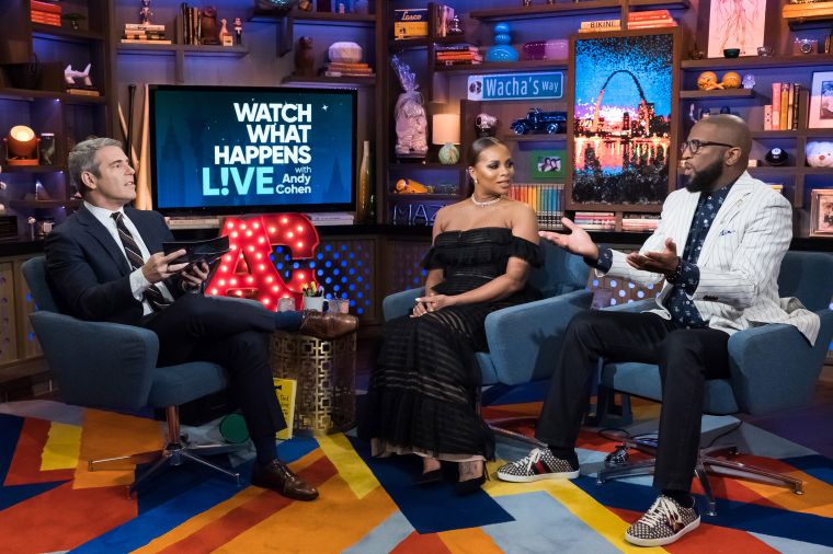 Andy Cohen, Eva Marcille & Rickey Smiley
