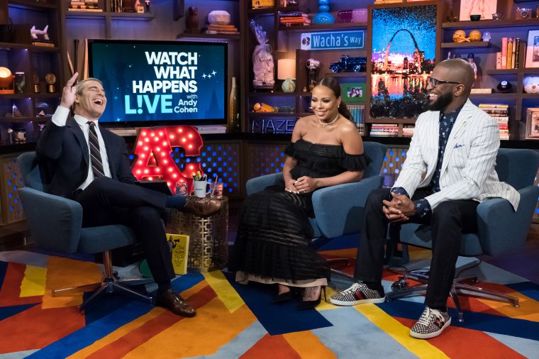 Andy Cohen, Eva Marcille & Rickey Smiley