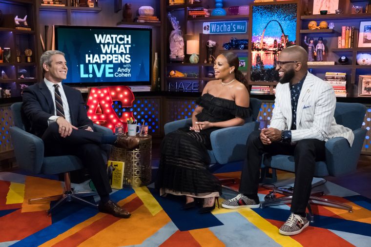 Andy Cohen, Eva Marcille & Rickey Smiley