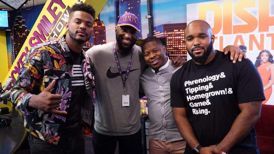 Trevor Jackson, Rickey Smiley, Jason Mitchell, Headkrack, The Rickey Smiley Morning Show, Rickey Smiley Morning Show