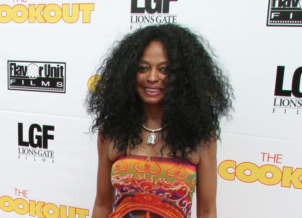 Diana Ross on the red carpet for The Cookout.