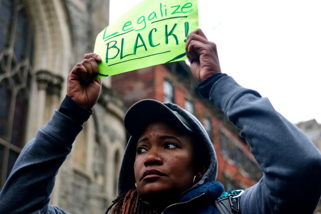 Anti-Racism Protest at Starbucks in Philadelphia, PA