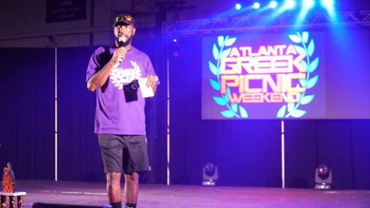 Rickey Smiley Hosts Step Show