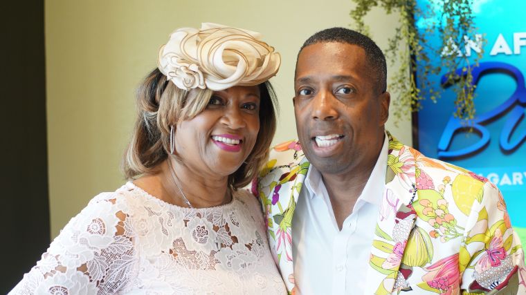 Gary With Da Tea With Co-Worker